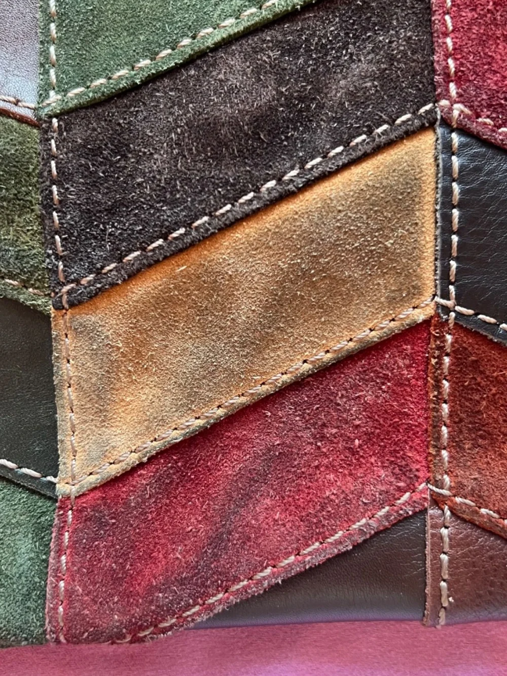 Lucky Brand Jeans leather and suede purse / shoulder bag - Picture 4 of 9
